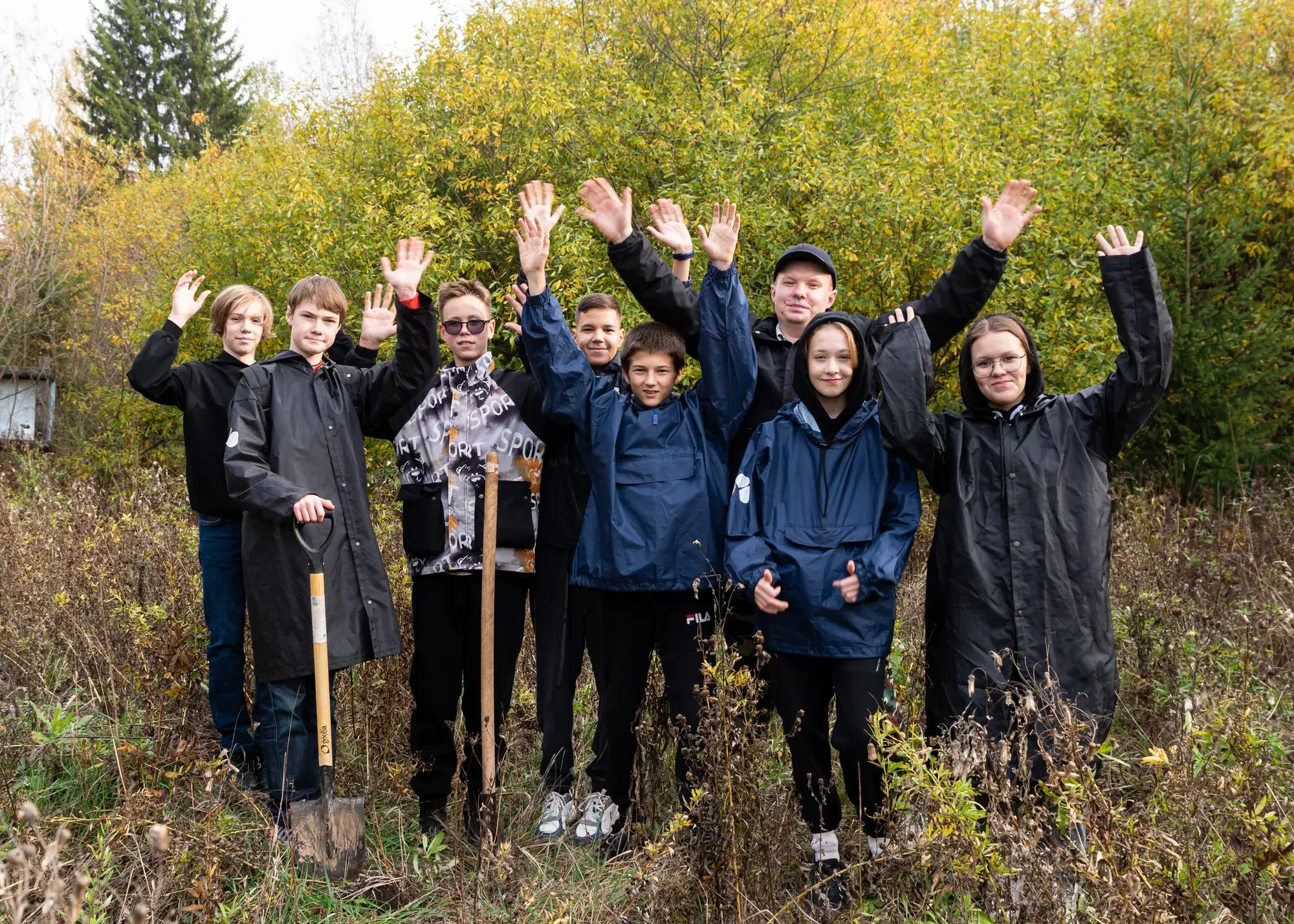 Волонтеры в работе 8