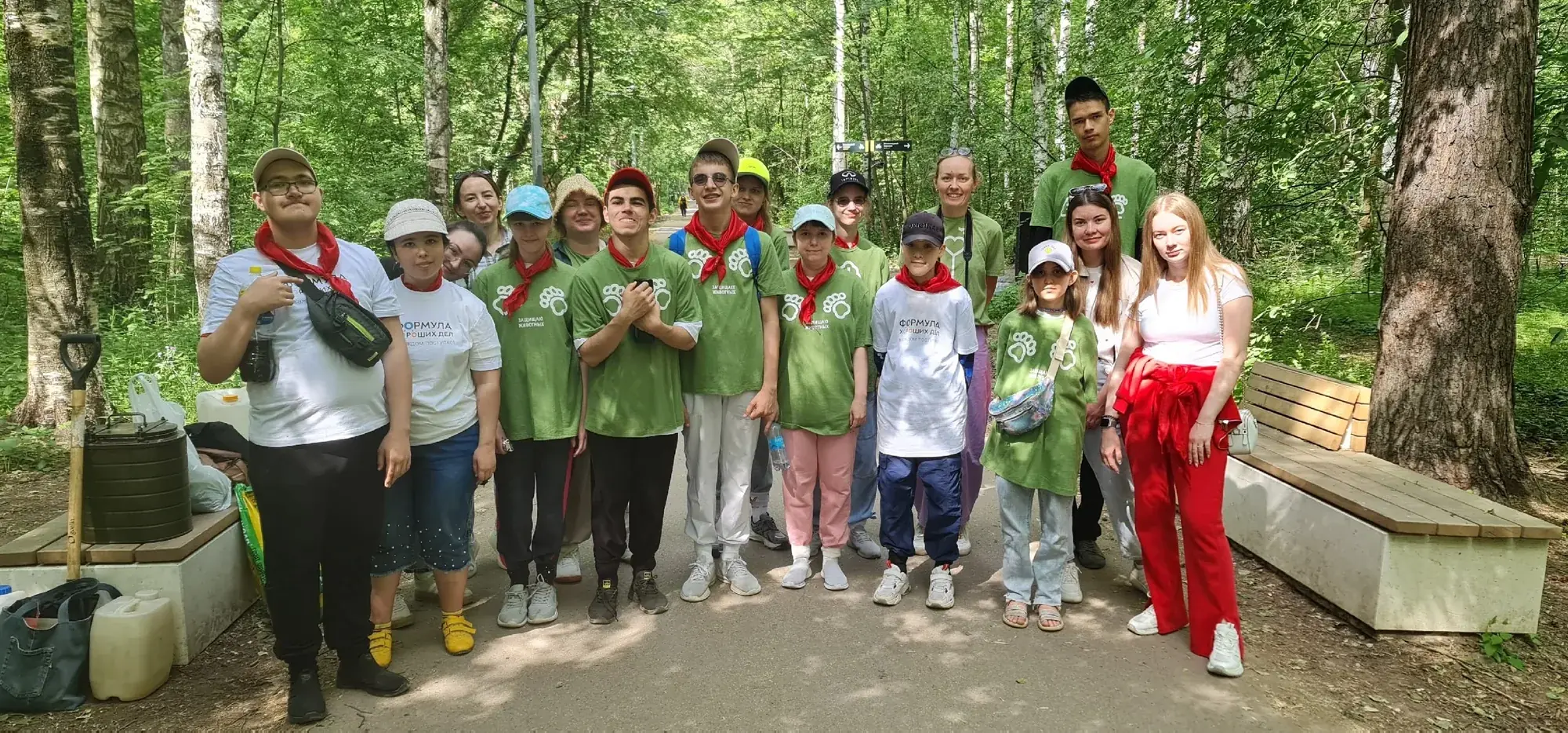 Волонтеры в работе 7